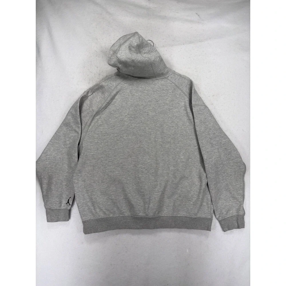 Jordan Sport Dri-FIT Hoodie Mens XXL Grey Heather Jumpman Pullover Sweatshirt